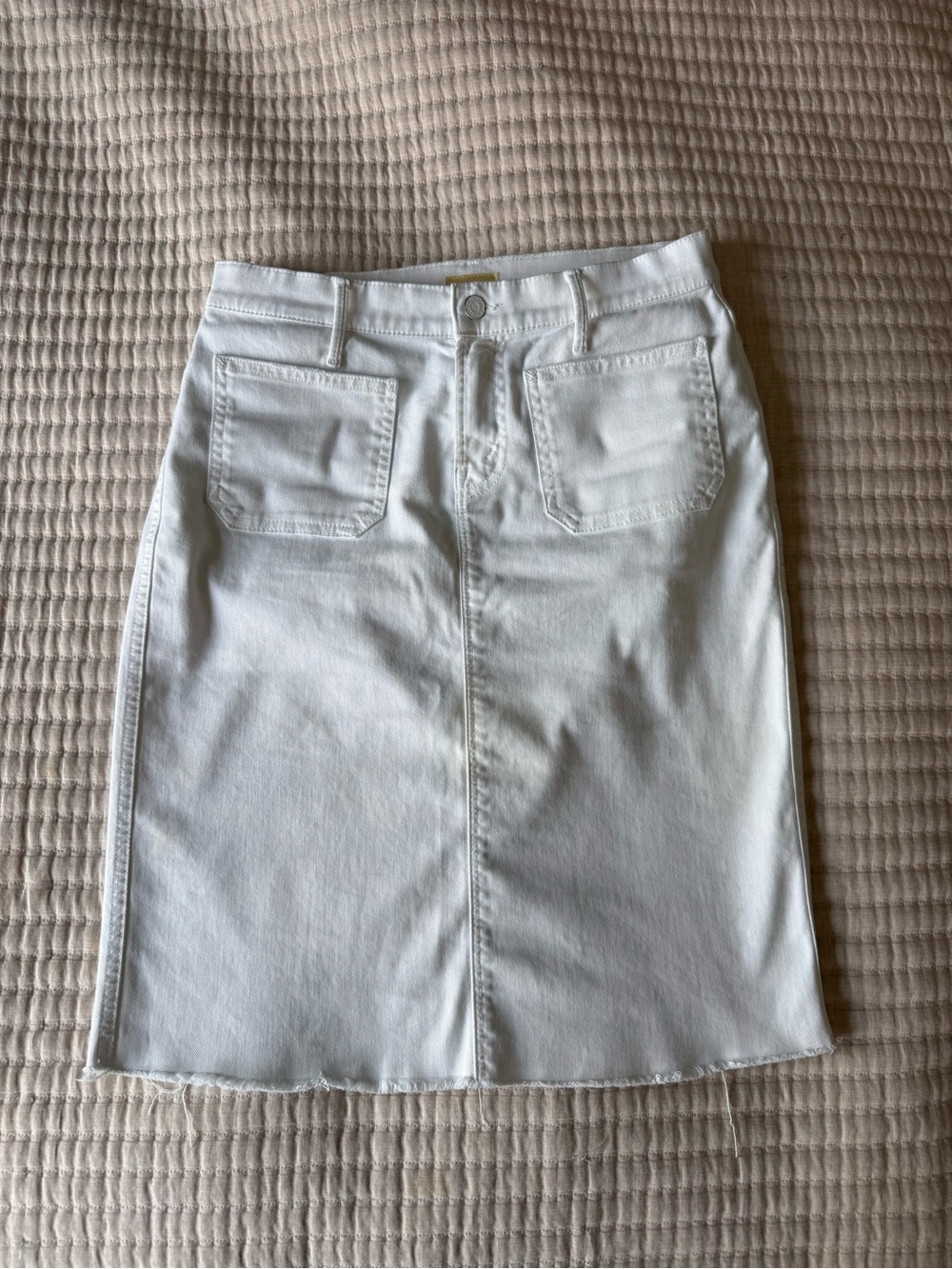 Mother Denim “Patchie” skirt